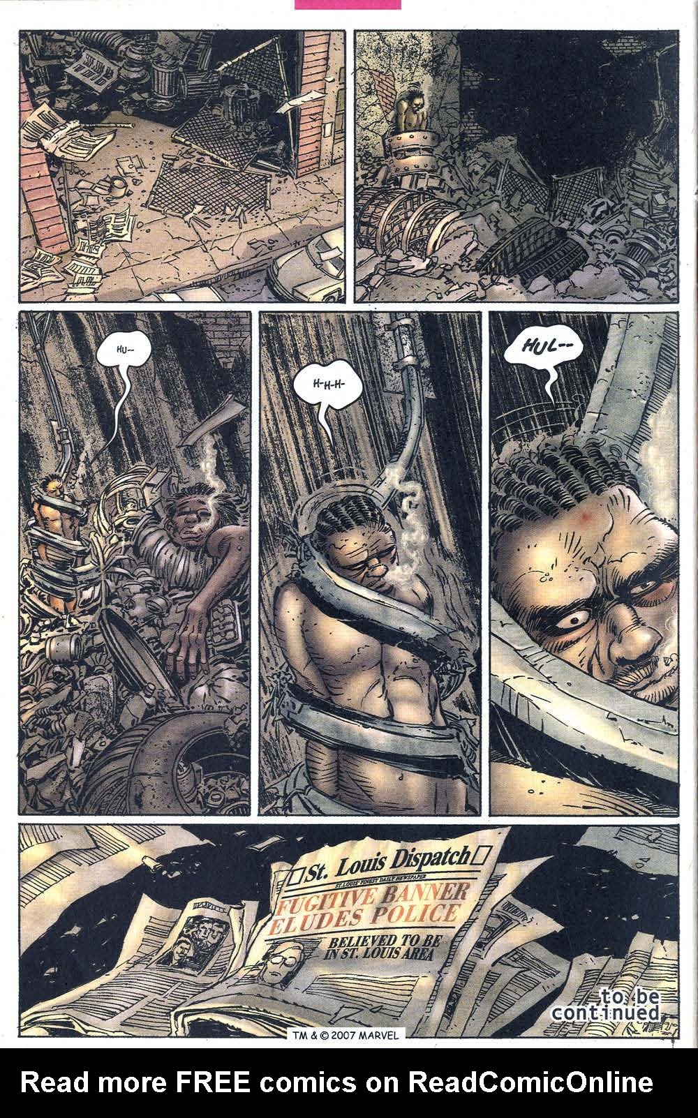 Read online The Incredible Hulk (2000) comic -  Issue #34 - 34