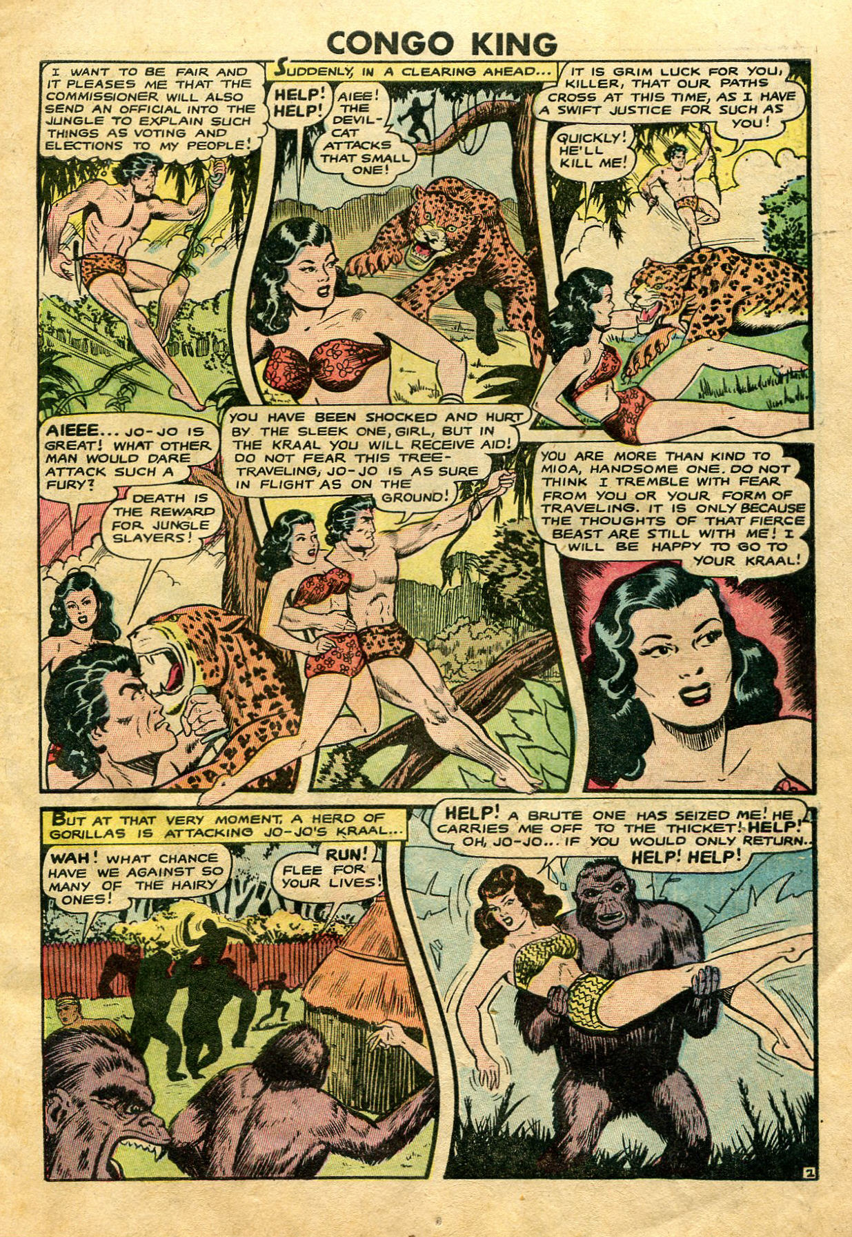 Read online Jungle Jo (1950) comic -  Issue # Full - 3
