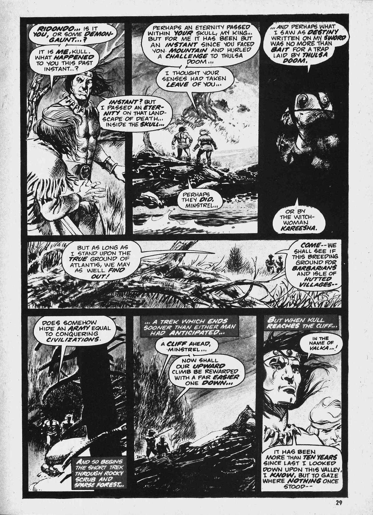 Read online Kull and the Barbarians comic -  Issue #3 - 29