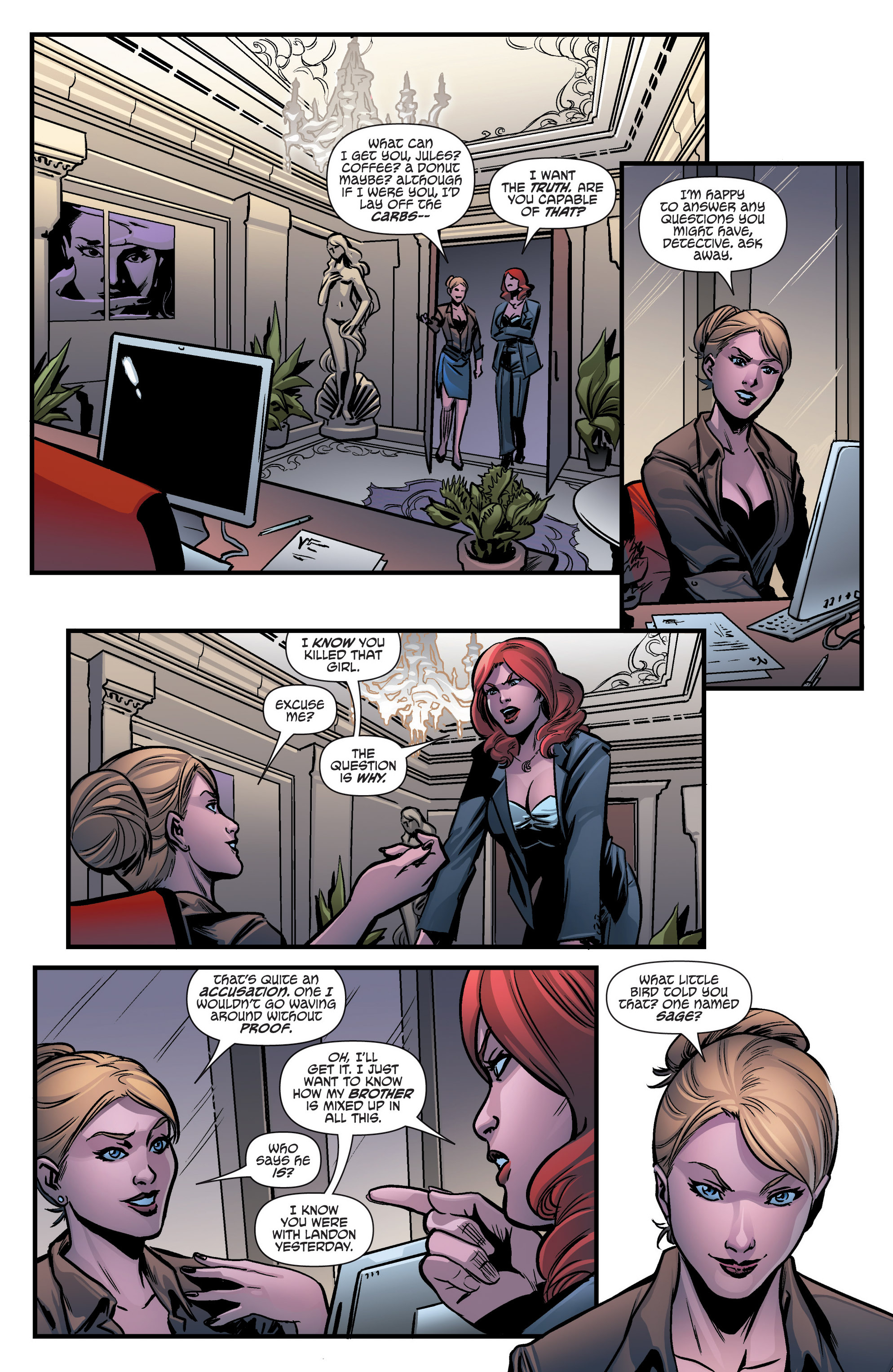 Read online Grimm Fairy Tales presents Goddess Inc. comic -  Issue #2 - 9