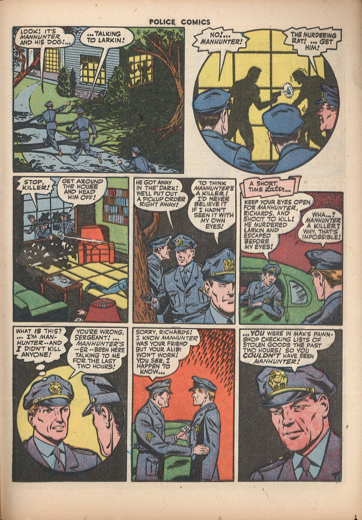 Read online Police Comics comic -  Issue #38 - 41