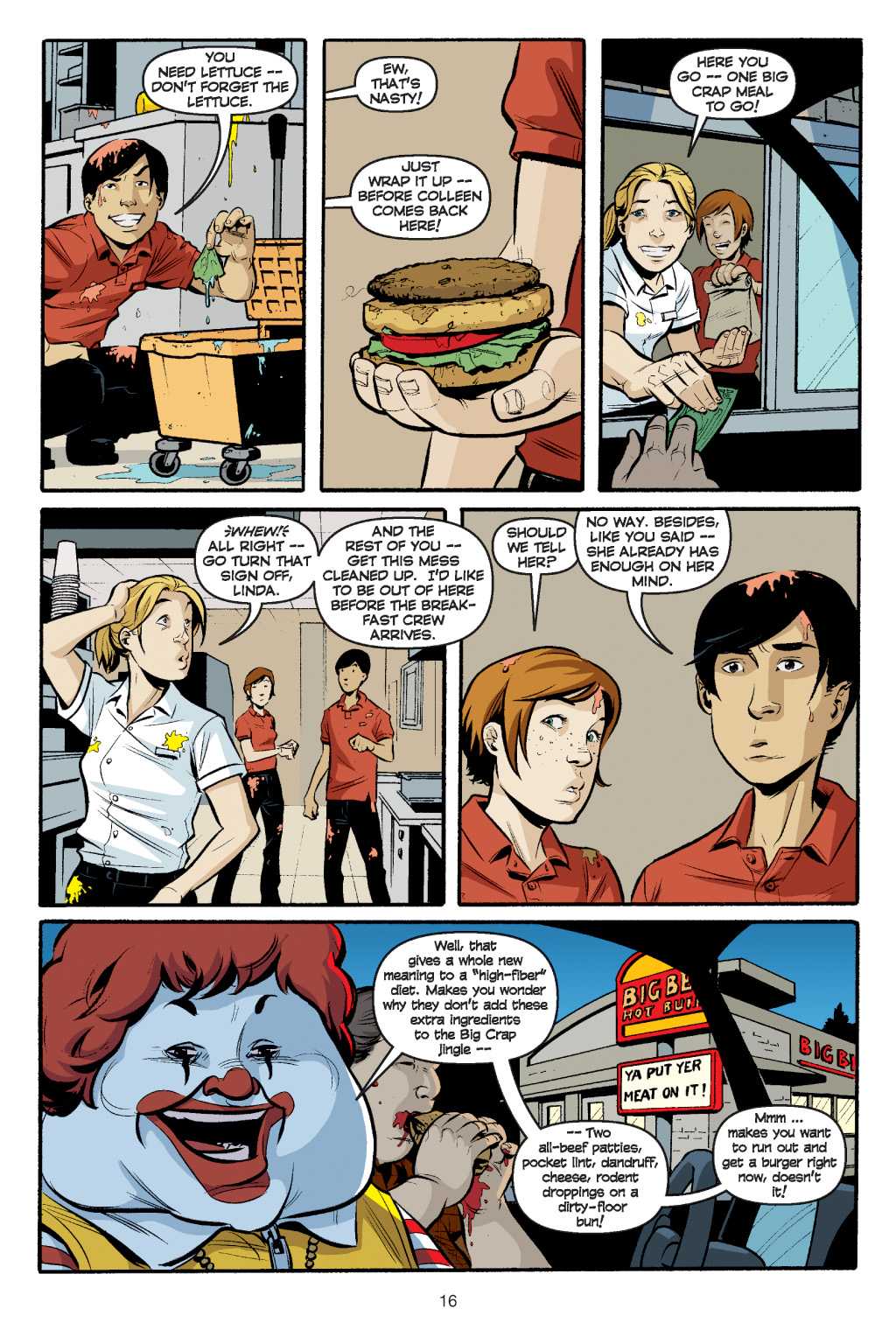 Read online Supersized: Strange Tales from a Fast-Food Culture comic -  Issue # TPB - 17