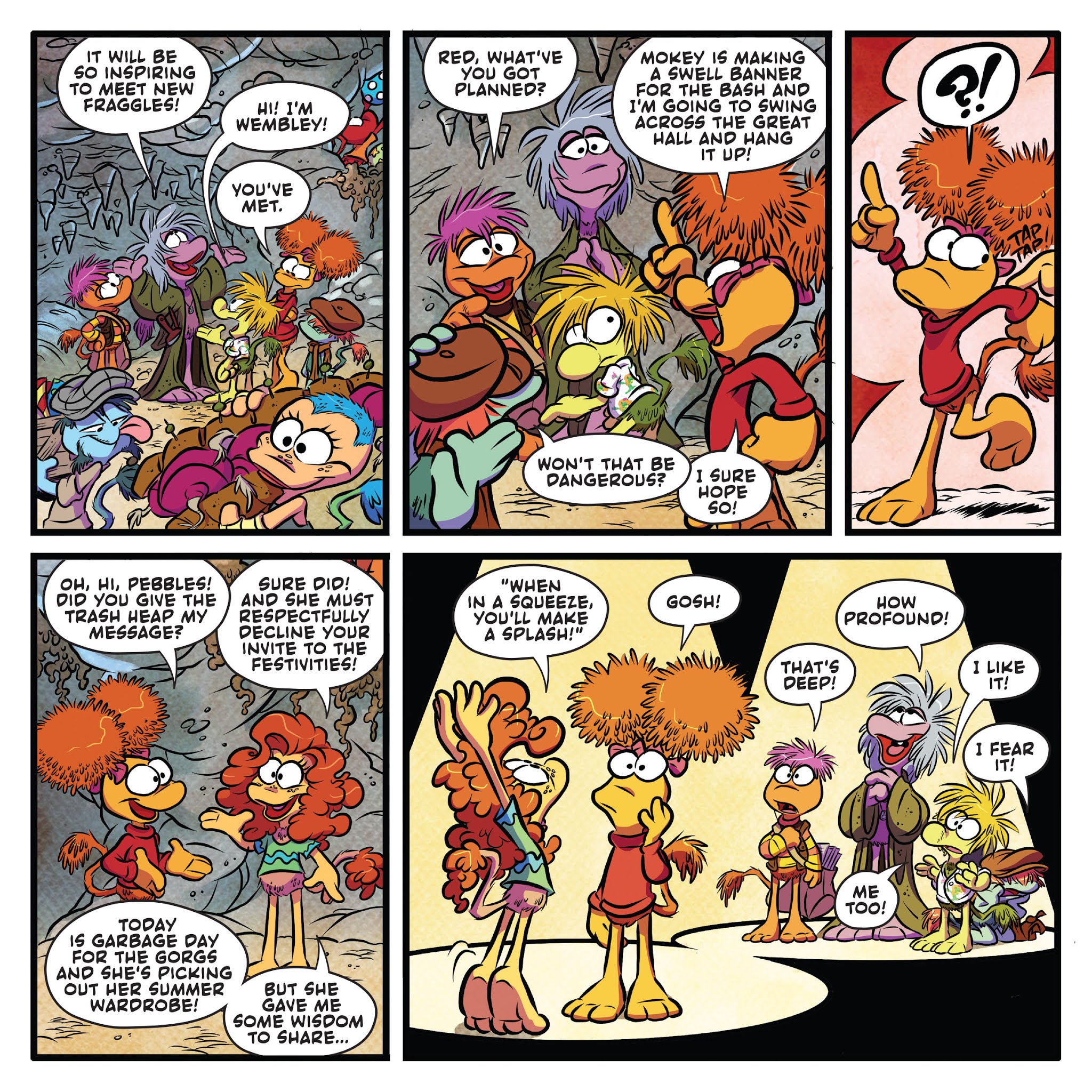 Read online Jim Henson's Fraggle Rock comic -  Issue #2 - 4