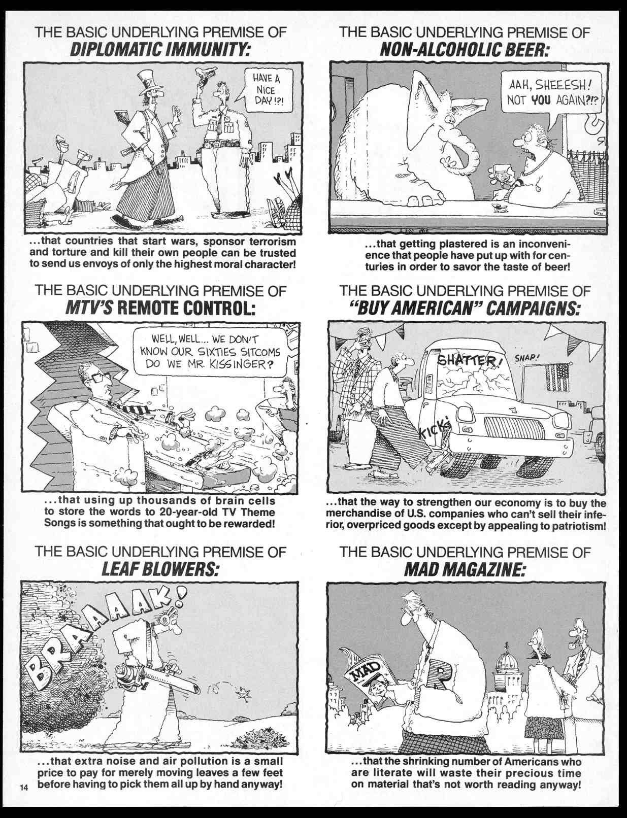 Read online MAD comic -  Issue #301 - 17