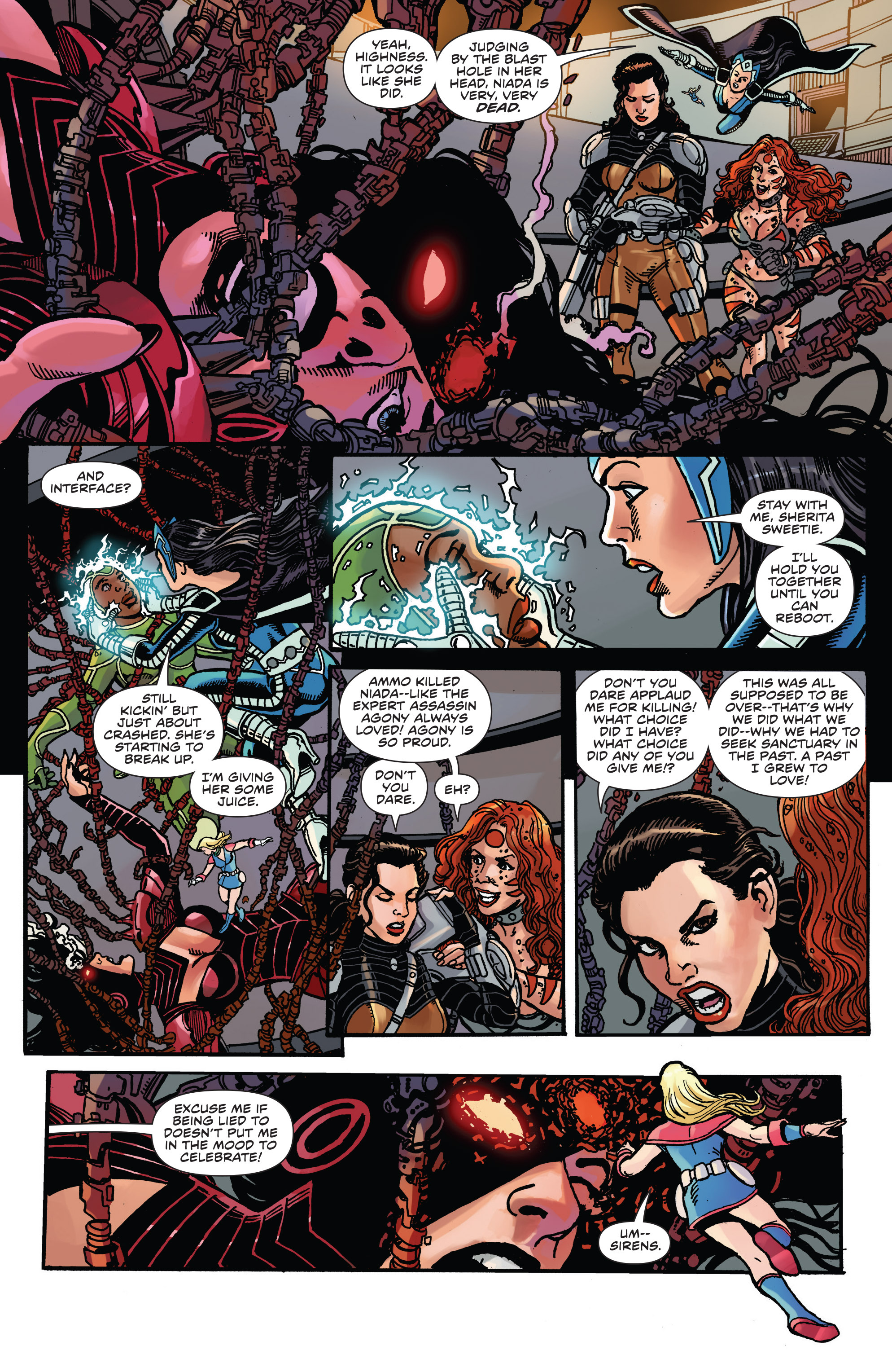 Read online George Pérez's Sirens comic -  Issue #3 - 17