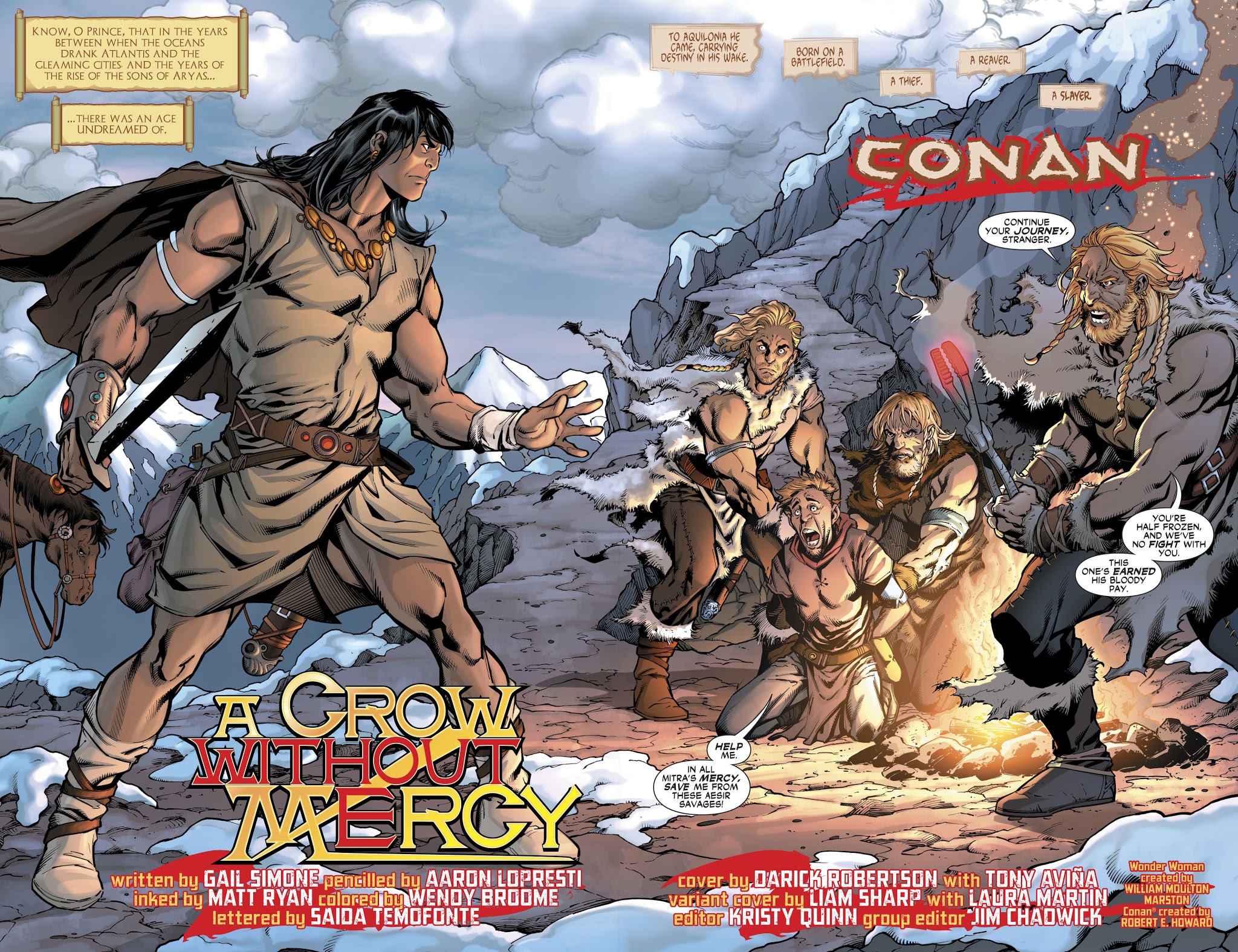 Read online Wonder Woman/Conan comic -  Issue #1 - 5