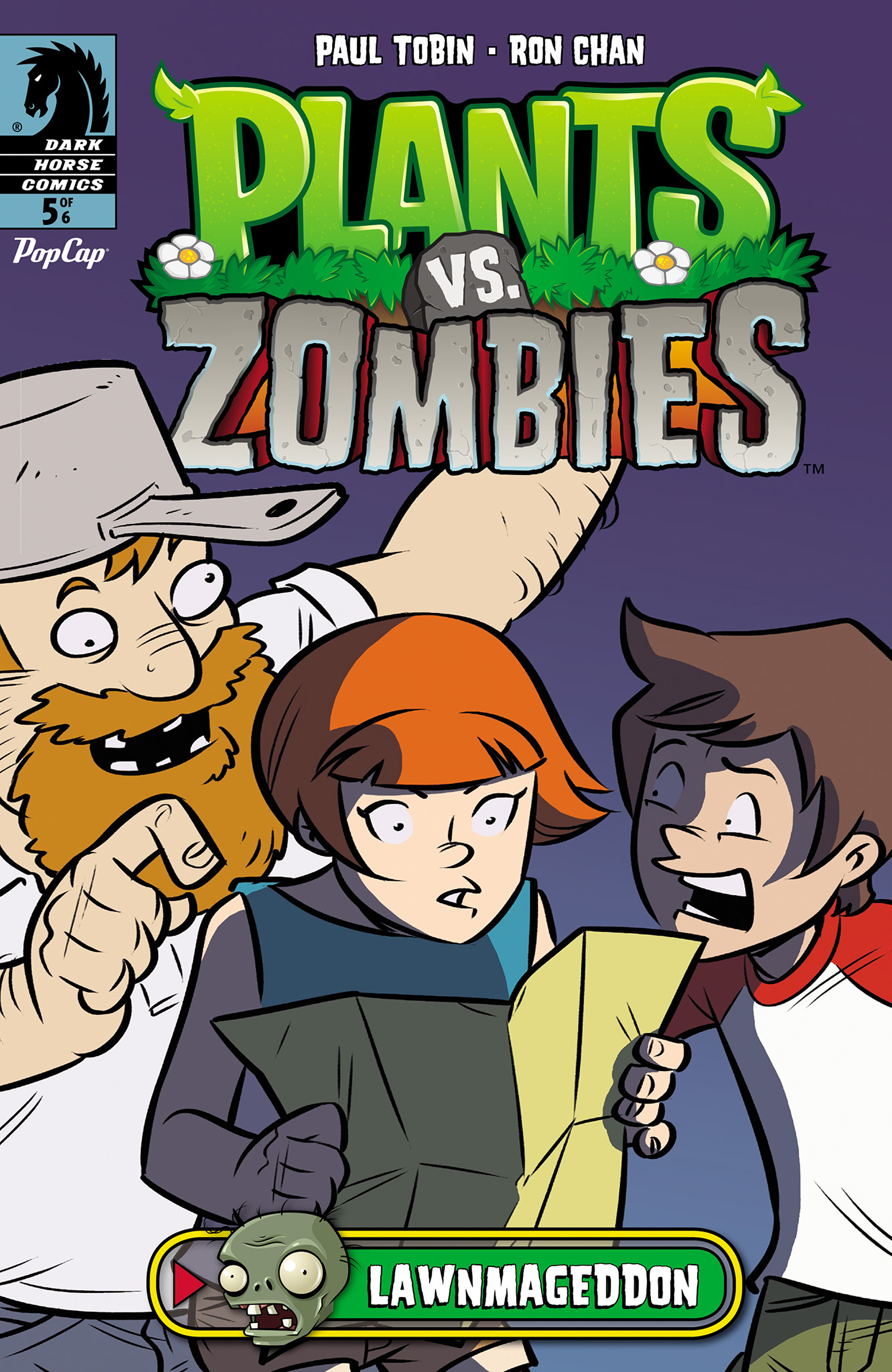 Read online Plants vs. Zombies: Lawnmageddon comic -  Issue #5 - 1