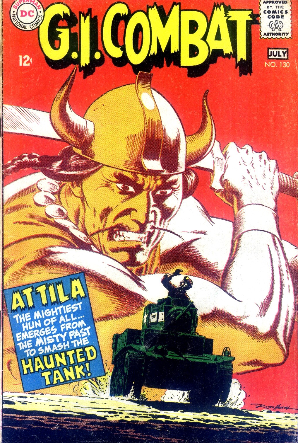 Read online G.I. Combat (1952) comic -  Issue #130 - 1