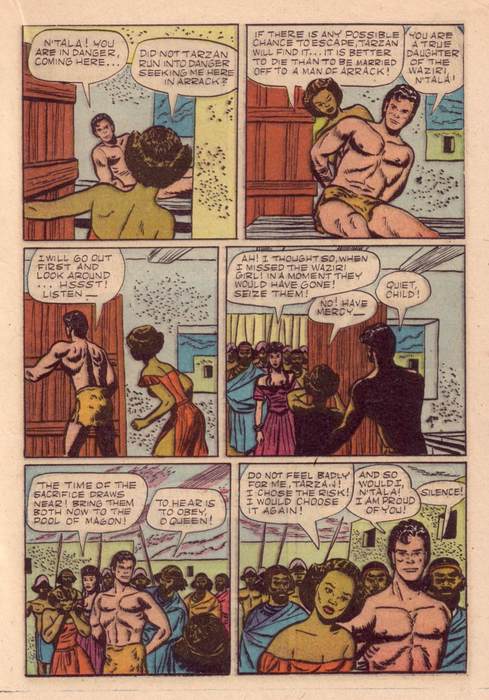 Read online Tarzan (1948) comic -  Issue #25 - 21
