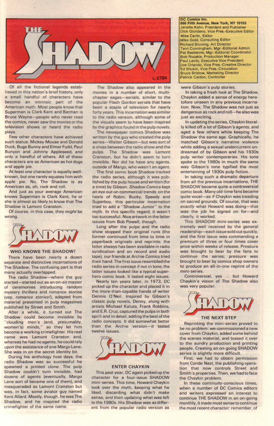 Read online The Shadow (1987) comic -  Issue #1 - 31