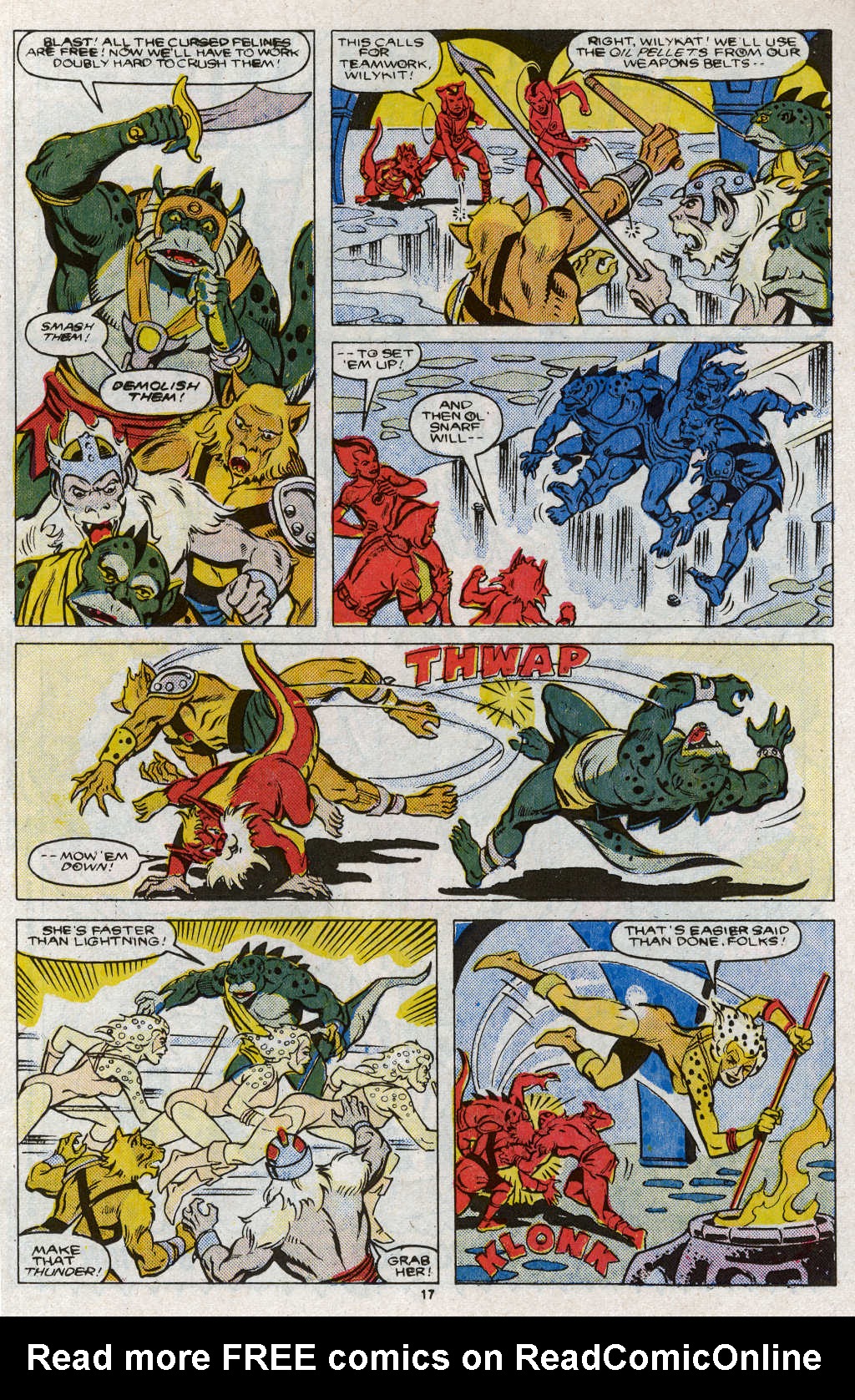 Read online ThunderCats (1985) comic -  Issue #5 - 24