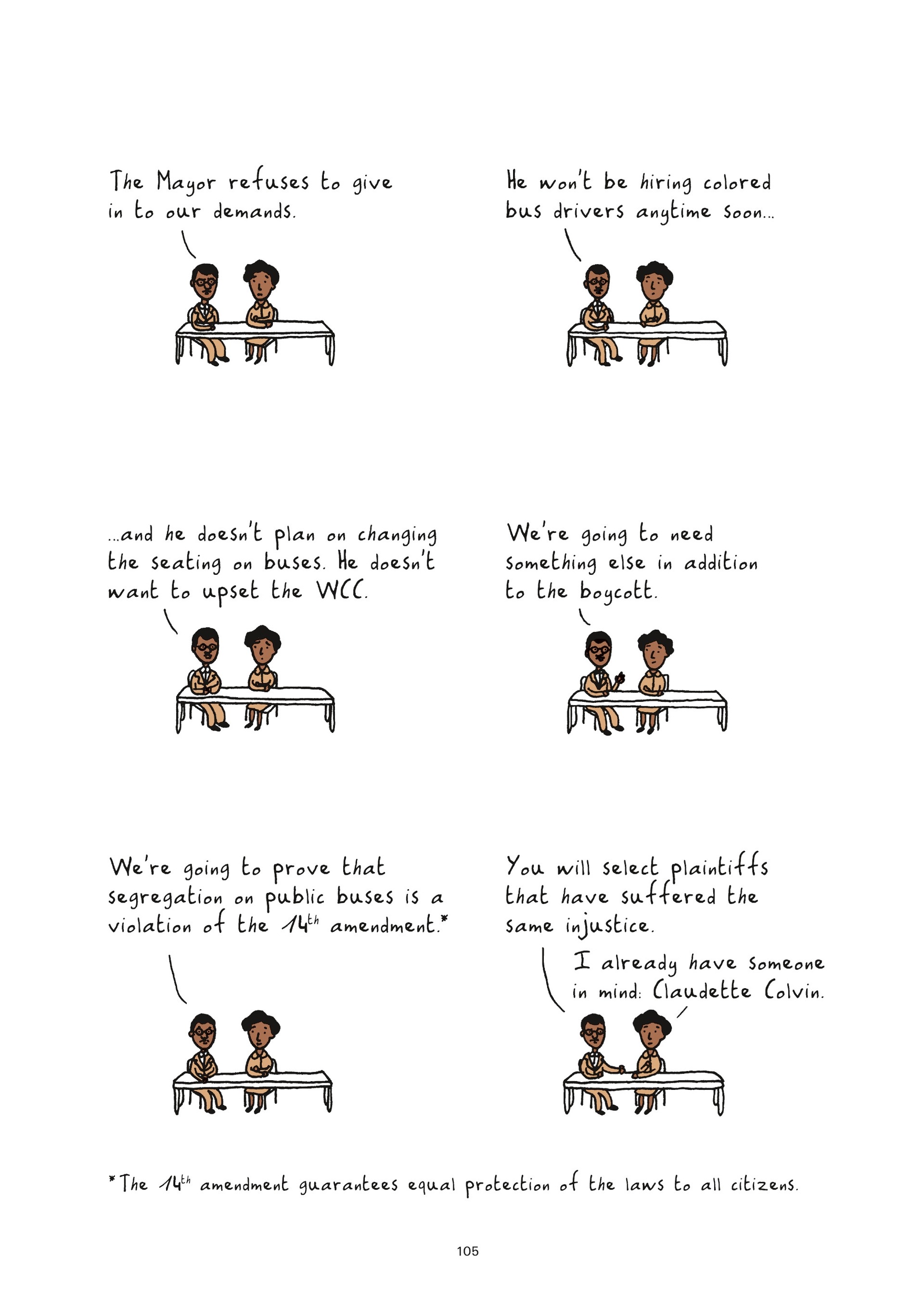 Read online Colored: The Unsung Life of Claudette Colvin comic -  Issue # TPB - 103