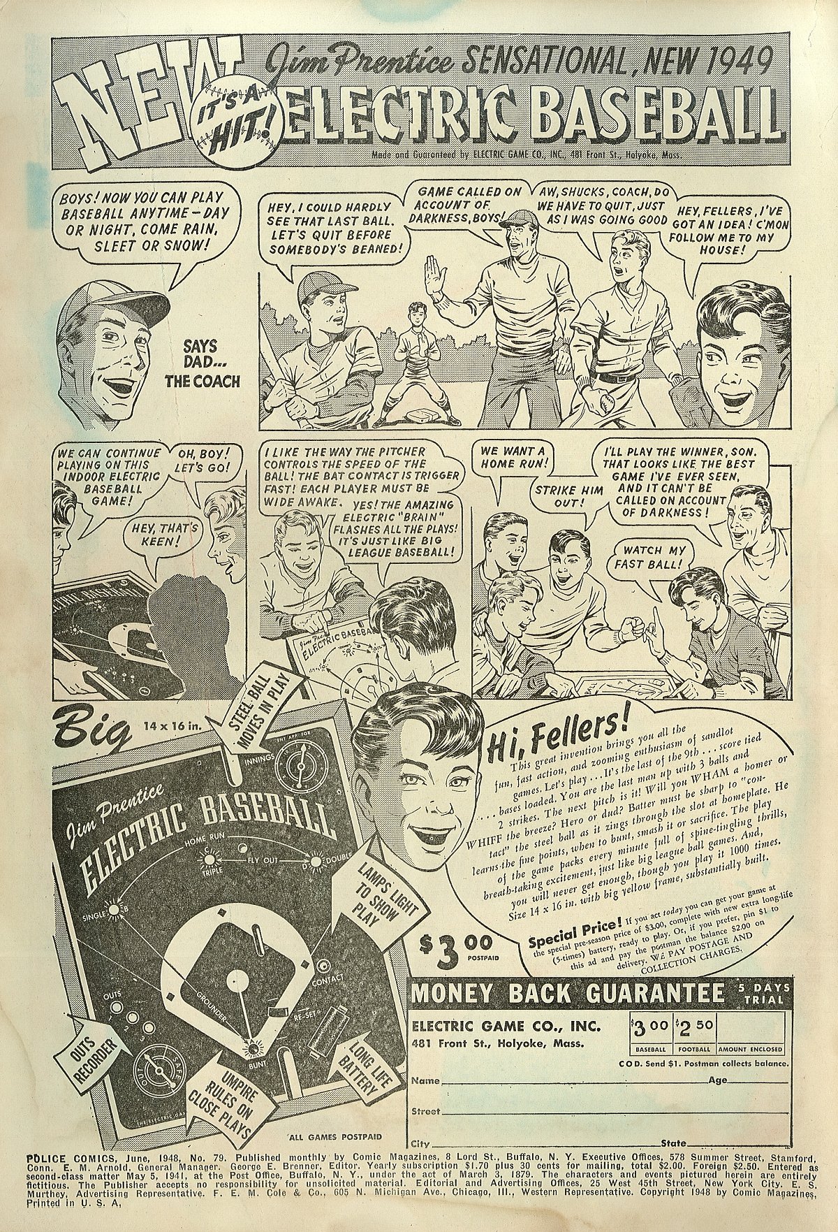 Read online Police Comics comic -  Issue #79 - 2