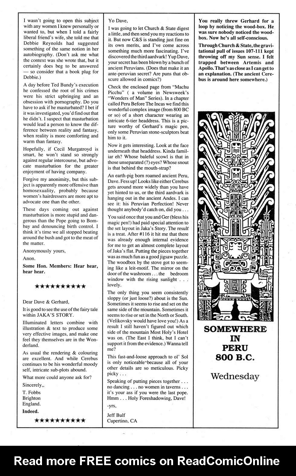 Cerebus Issue #120 #119 - English 25