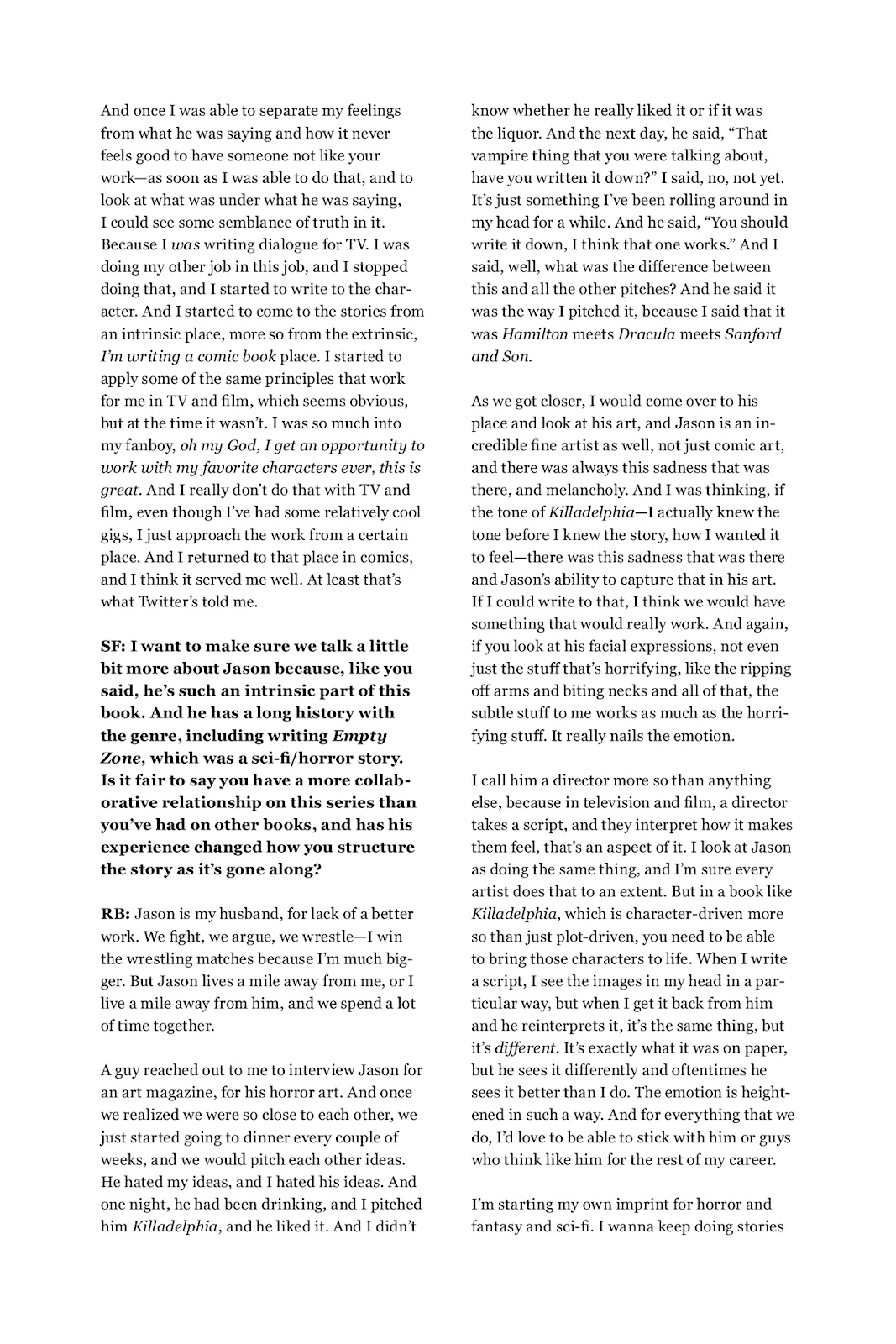 Razorblades: The Horror Magazine issue Year One Omnibus (Part 3) - Page 1