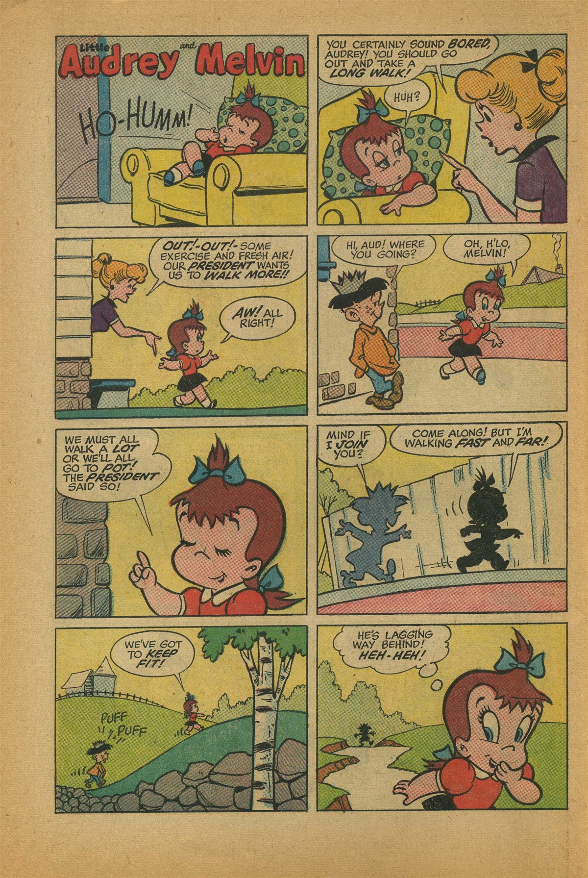 Read online Little Audrey And Melvin comic -  Issue #12 - 10
