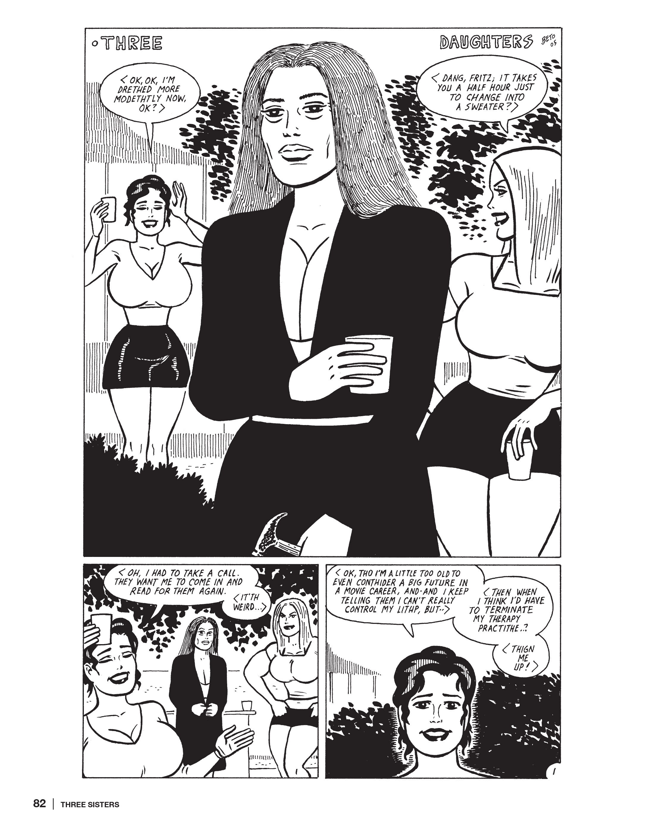 Read online Three Sisters: The Love and Rockets Library comic -  Issue # TPB (Part 1) - 82