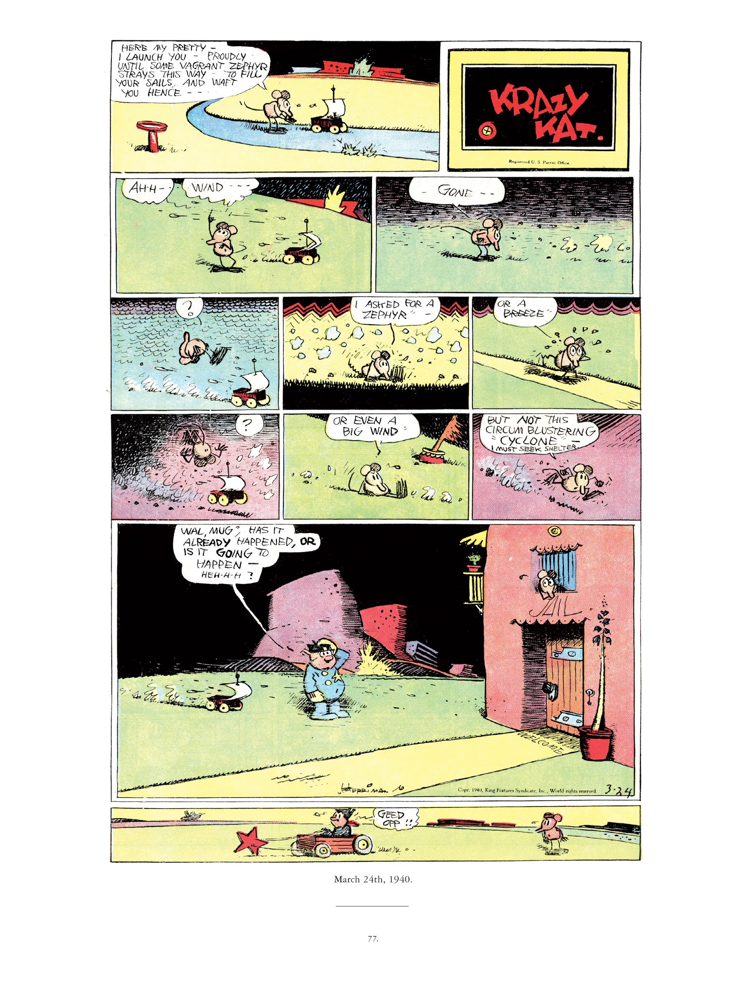 Read online Krazy & Ignatz comic -  Issue # TPB 11 - 77