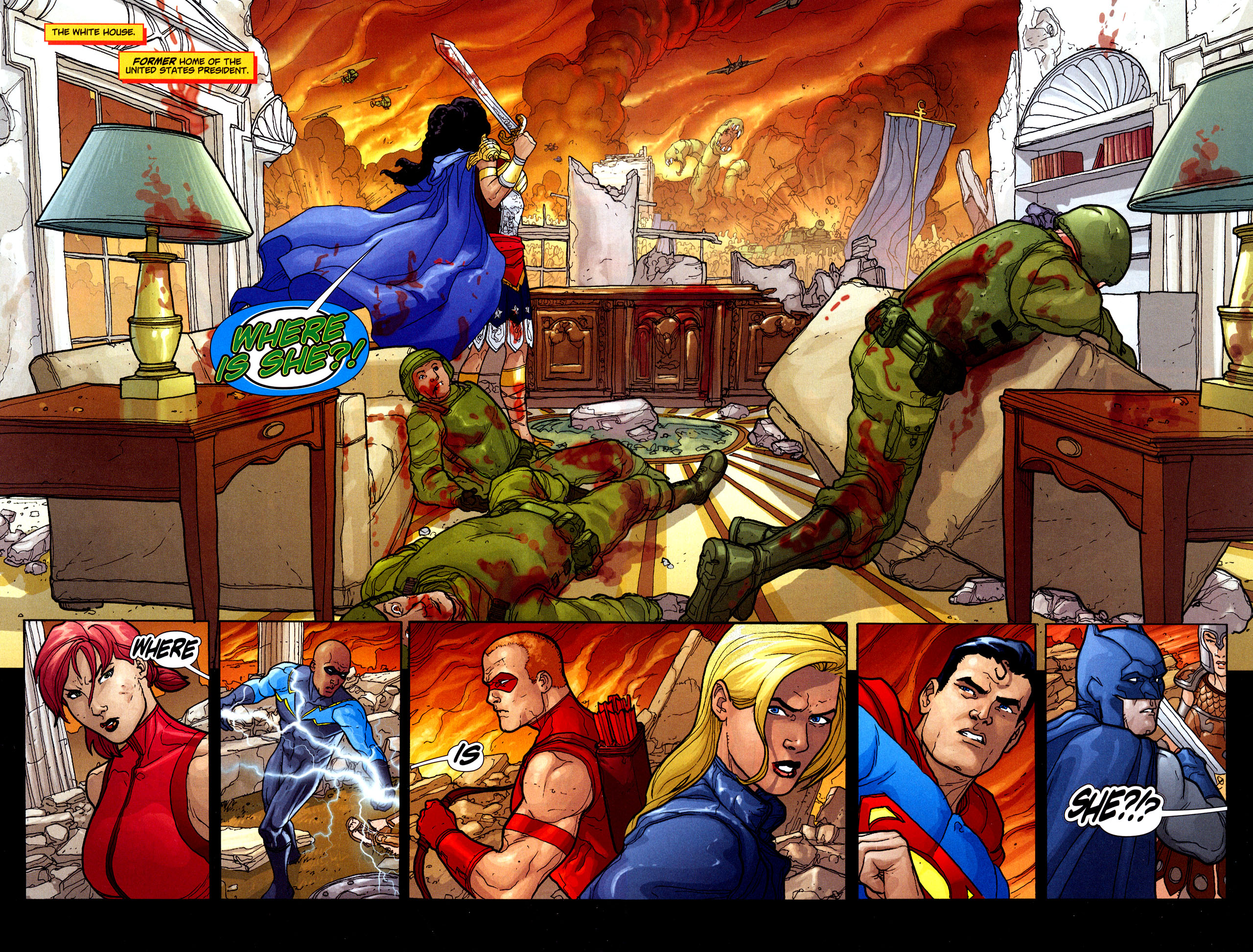 Read online Amazons Attack comic -  Issue #6 - 3