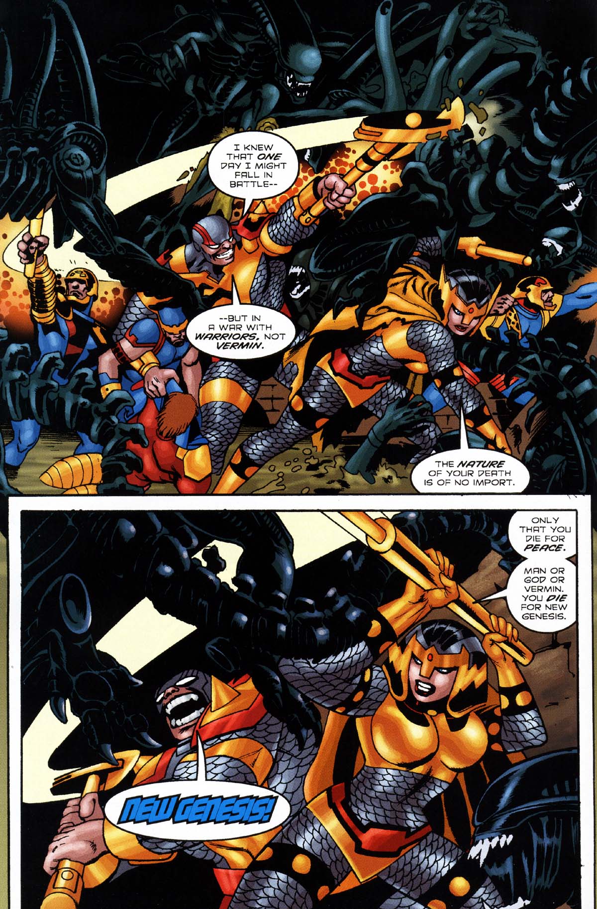 Read online Superman/Aliens 2: God War comic -  Issue #3 - 12