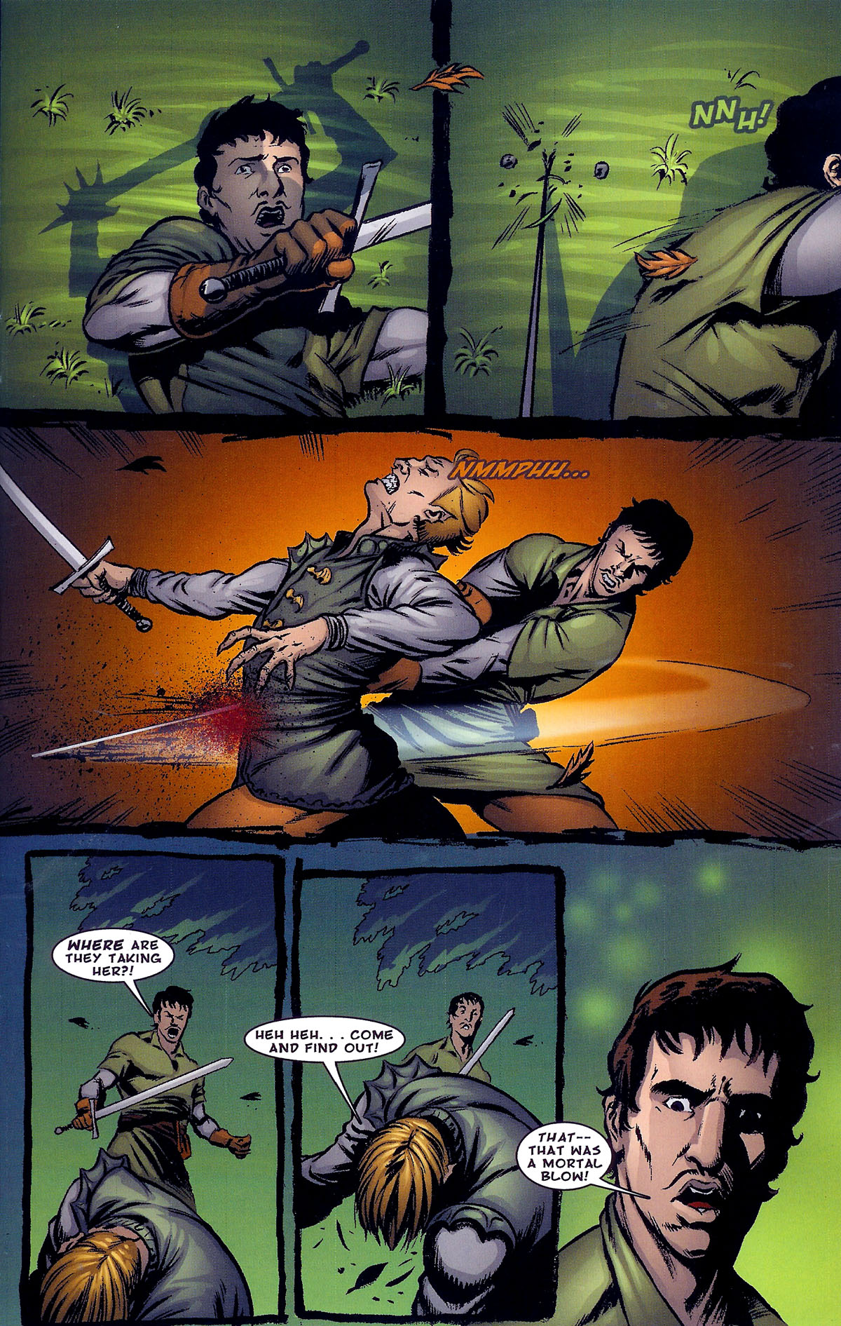 Read online Dracula vs King Arthur comic -  Issue #2 - 7