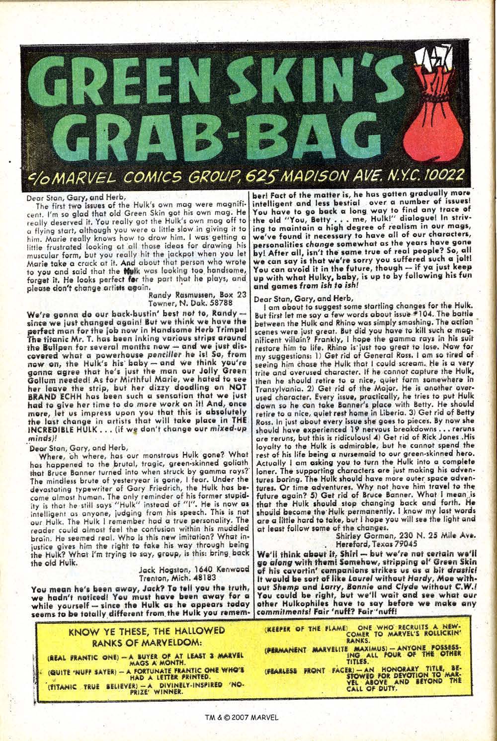 Read online The Incredible Hulk (1968) comic -  Issue #107 - 32