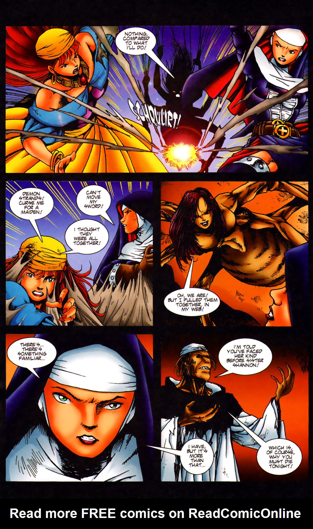 Read online Warrior Nun Areala: Scorpio Rose comic -  Issue #3 - 17