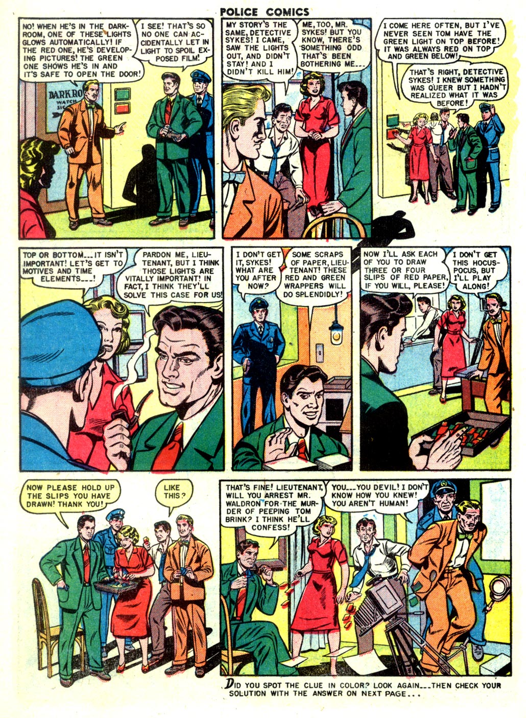 Read online Police Comics comic -  Issue #105 - 34
