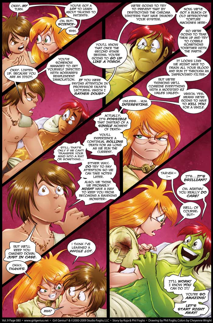 Read online Girl Genius (2002) comic -  Issue #9 - 81