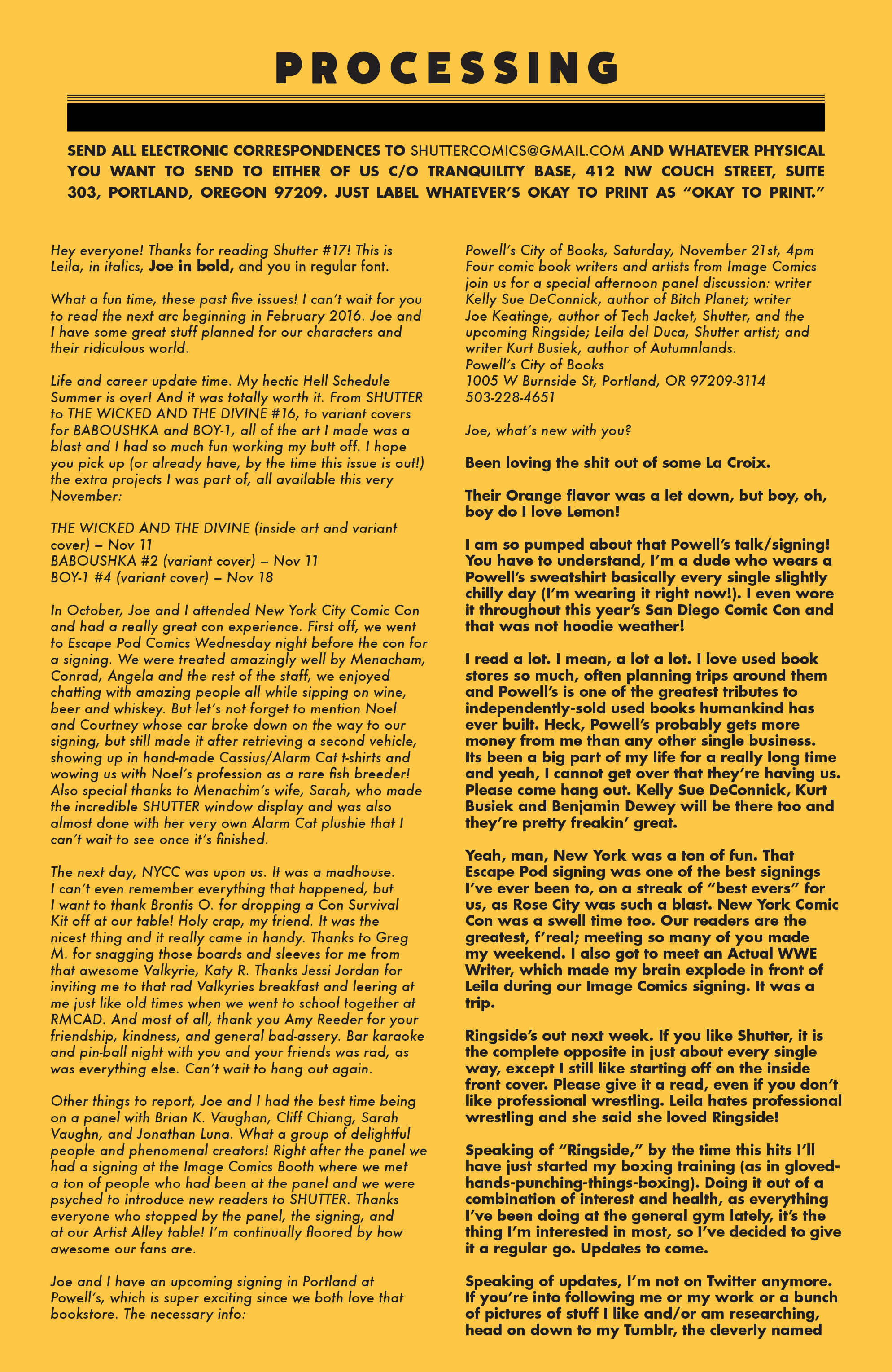Read online Shutter comic -  Issue #17 - 23