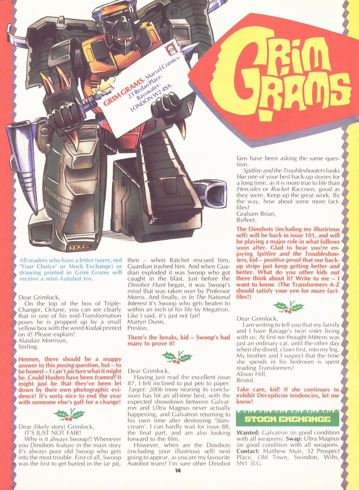 Read online The Transformers (UK) comic -  Issue #93 - 14