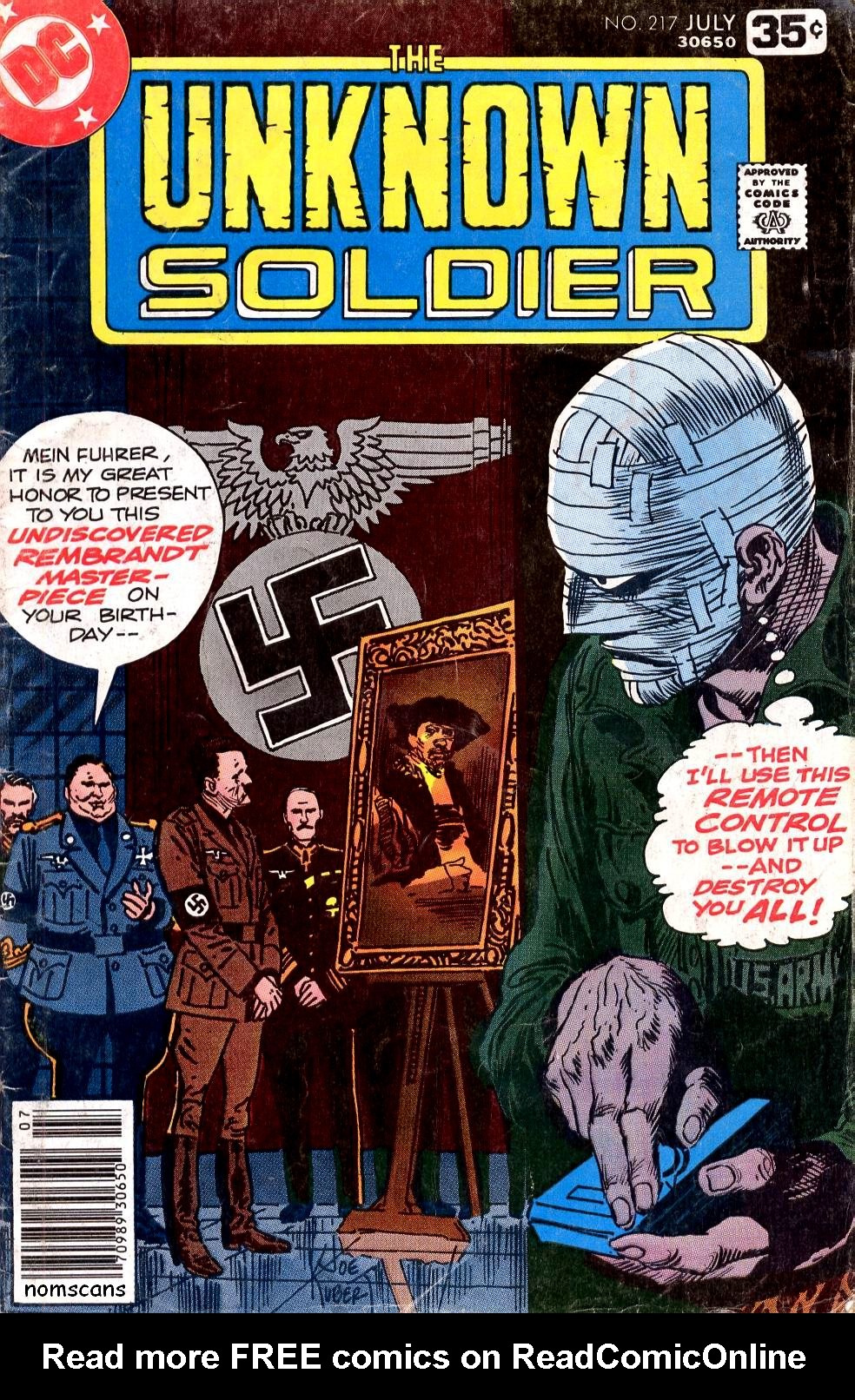 Read online Unknown Soldier (1977) comic -  Issue #217 - 1