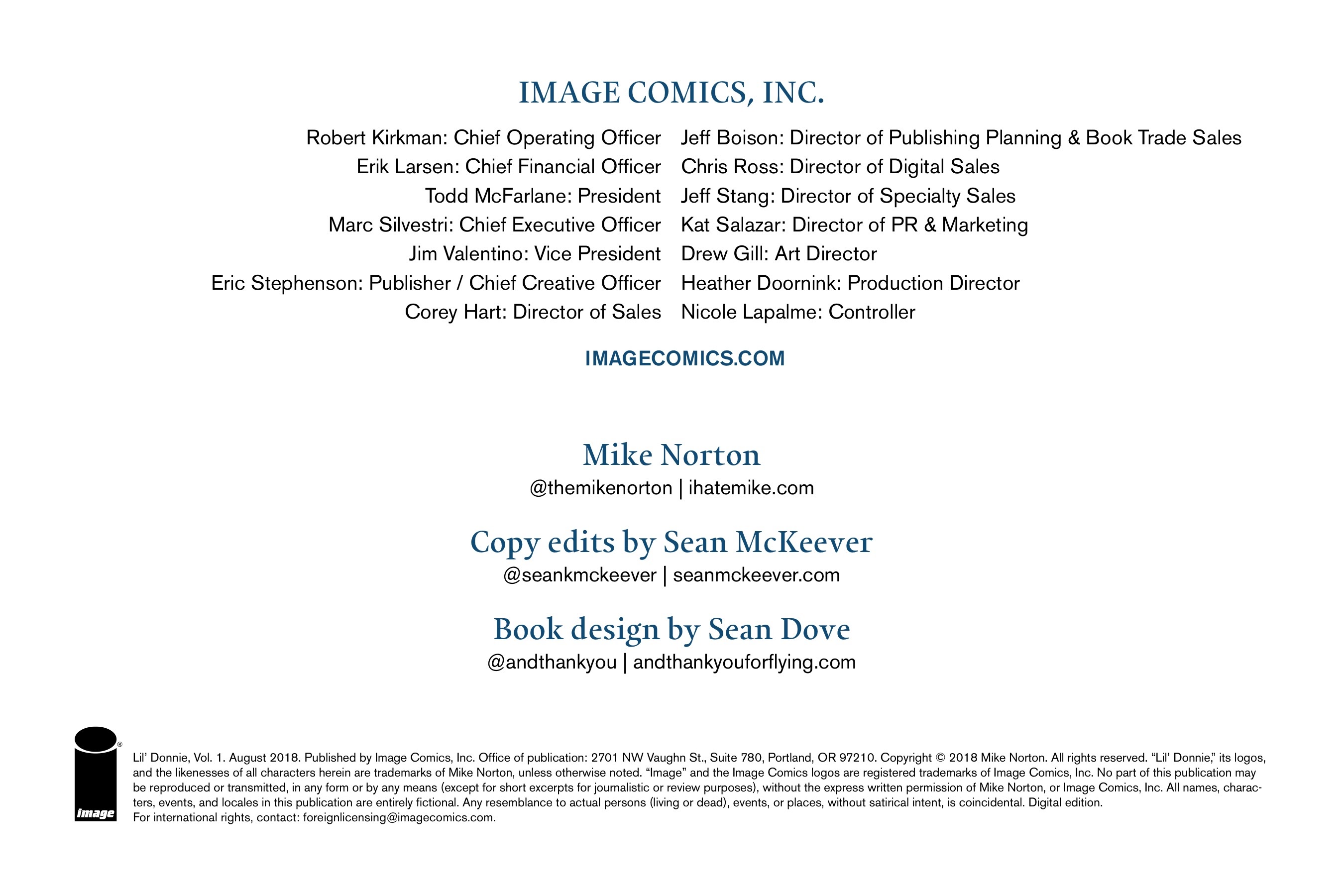 Read online Lil' Donnie: Executive Privilege comic -  Issue # TPB - 5