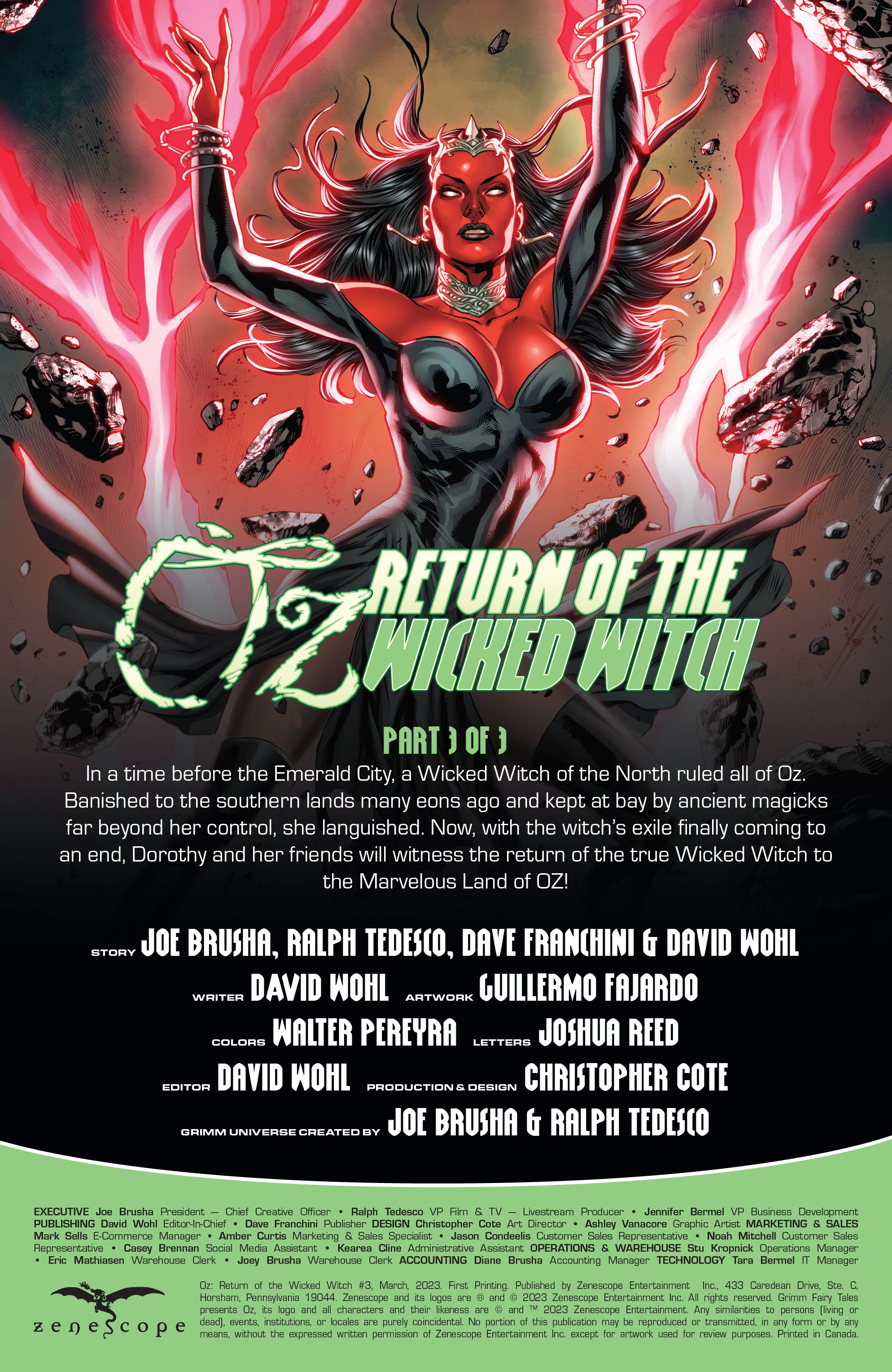Read online Oz: Return of the Wicked Witch comic -  Issue #3 - 2