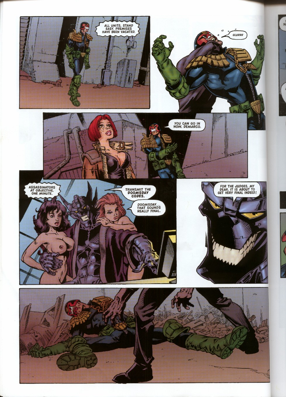 Read online Judge Dredd [Collections - Hamlyn | Mandarin] comic -  Issue # TPB Doomsday For Mega-City One - 44