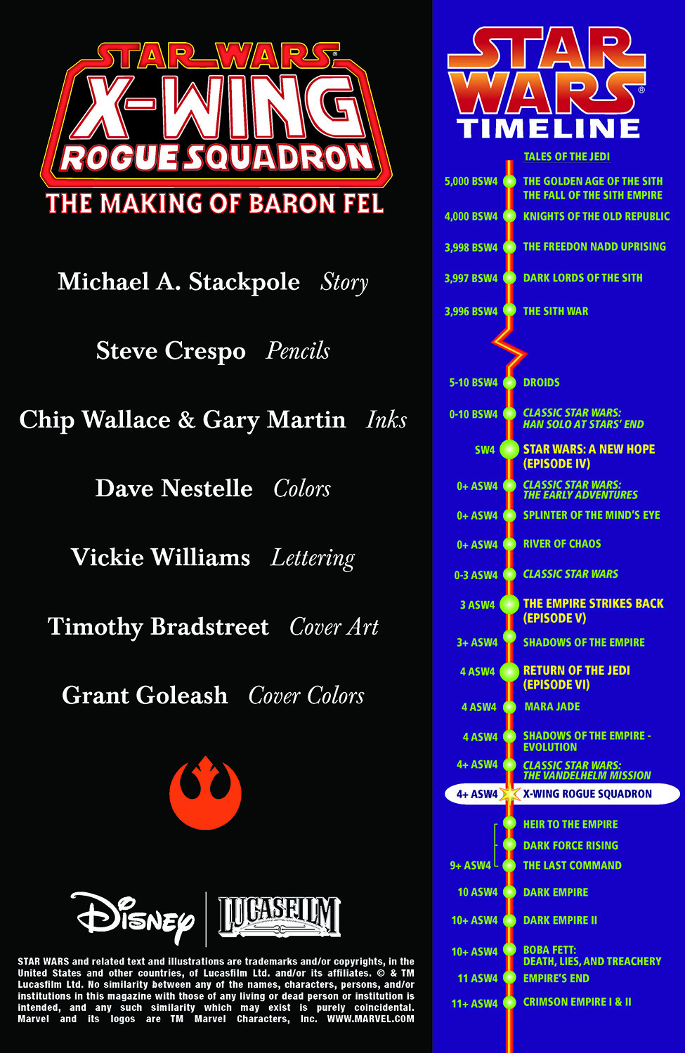 Read online Star Wars: X-Wing Rogue Squadron comic -  Issue #25 - 2