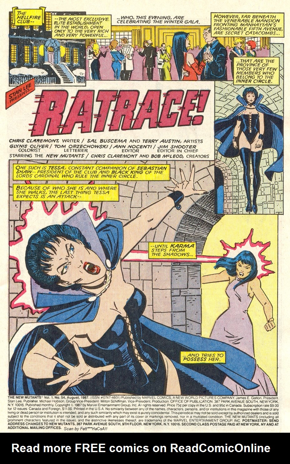 Read online The New Mutants comic -  Issue #54 - 2