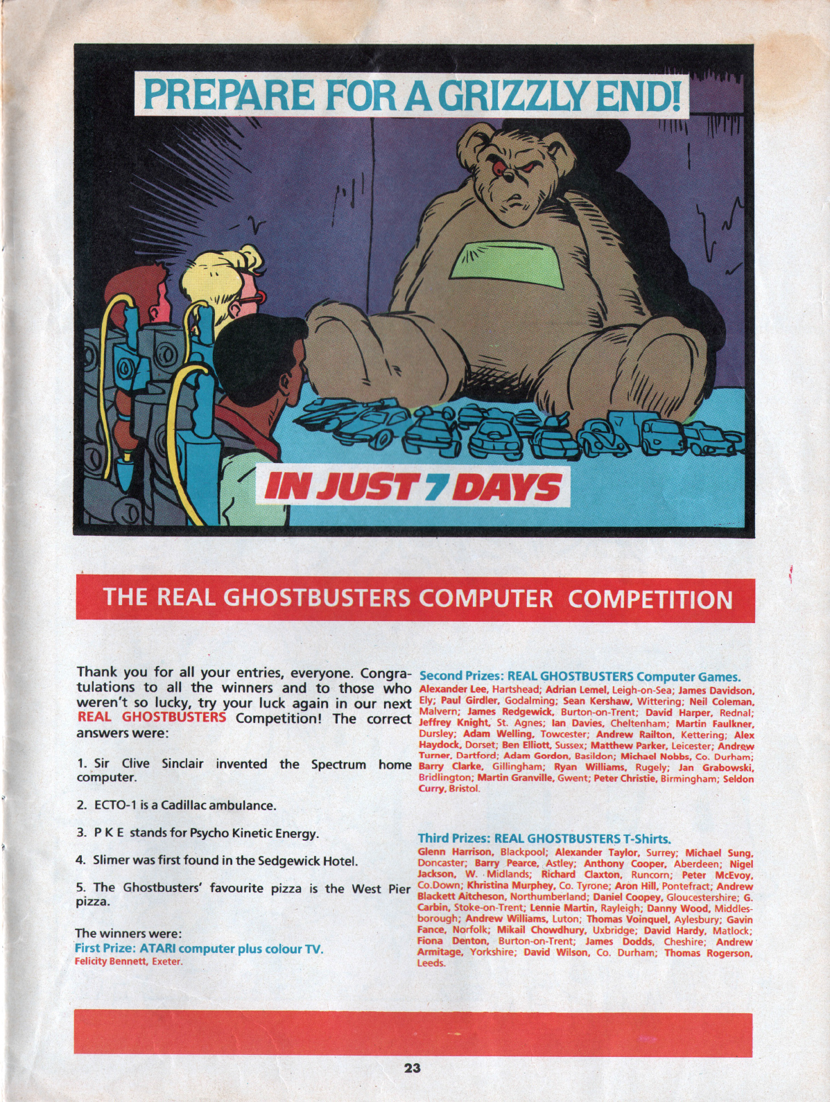 Read online The Real Ghostbusters comic -  Issue #55 - 23