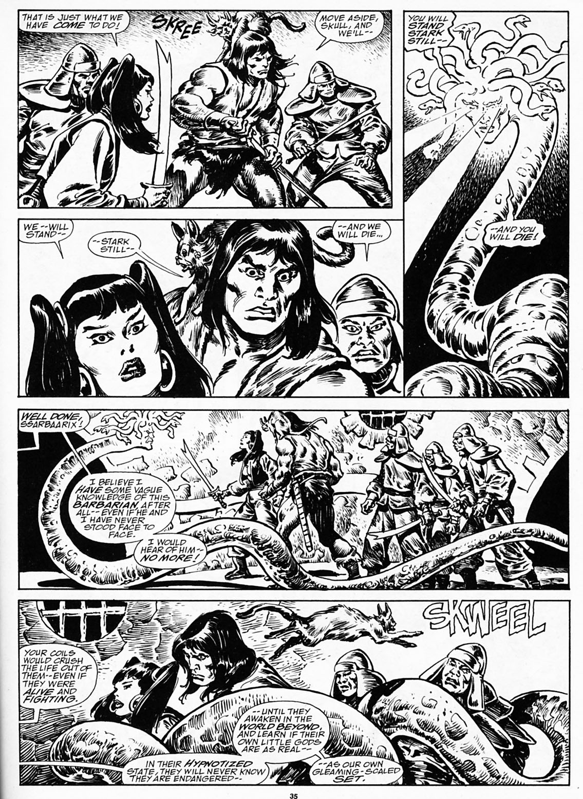 Read online The Savage Sword Of Conan comic -  Issue #191 - 37