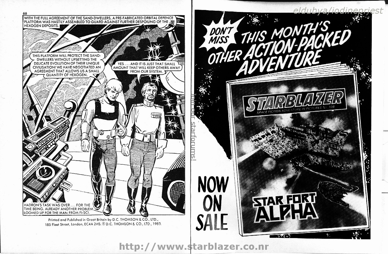 Read online Starblazer comic -  Issue #109 - 35