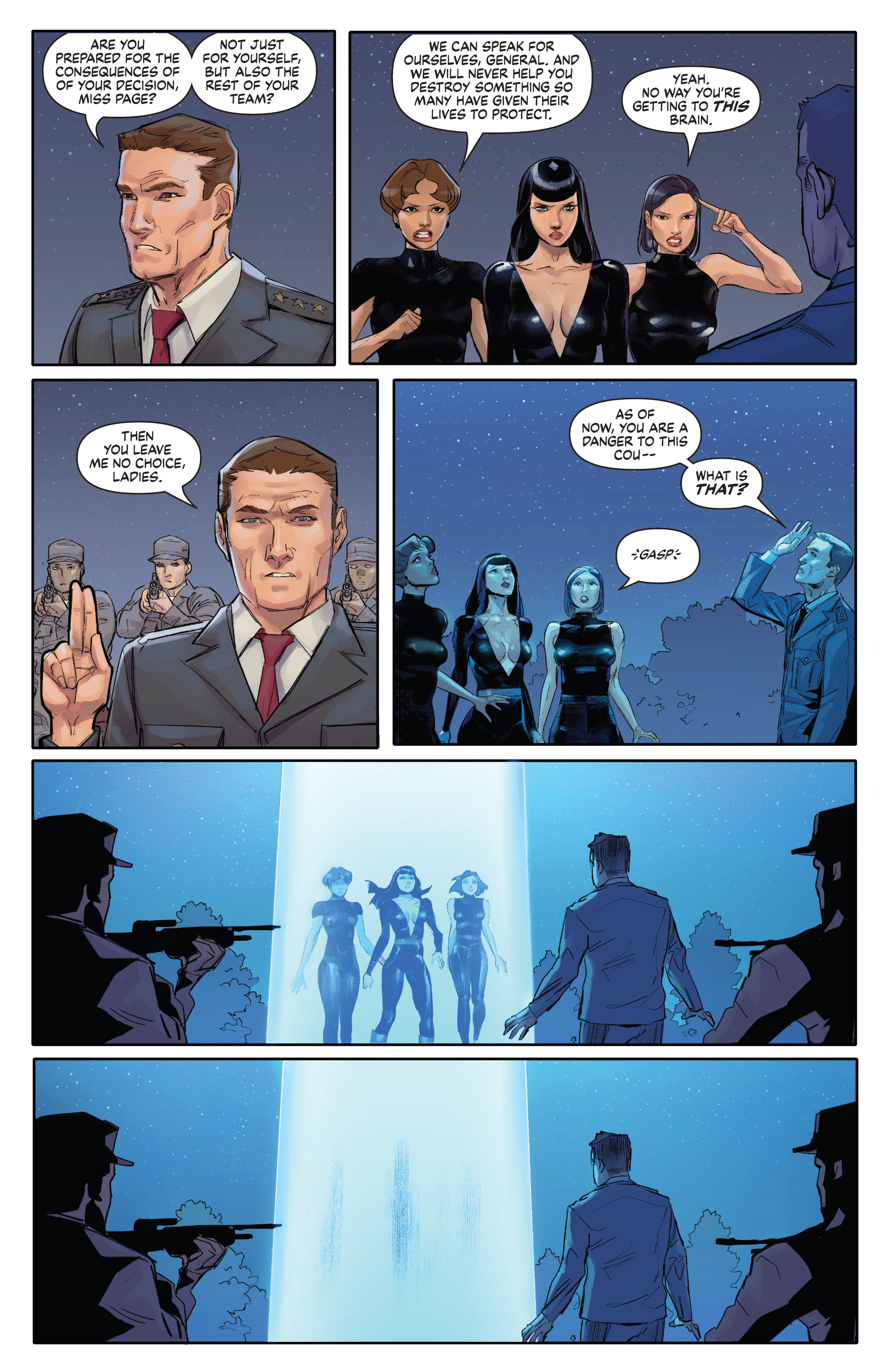 Read online Bettie Page: The Alien Agenda comic -  Issue #5 - 18