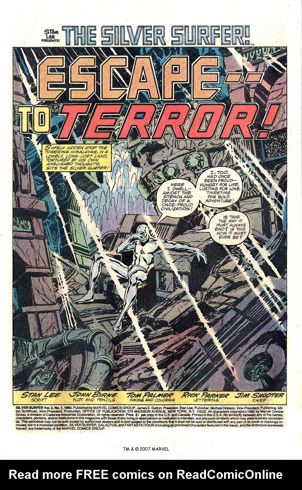 Read online Silver Surfer (1982) comic -  Issue # Full - 3