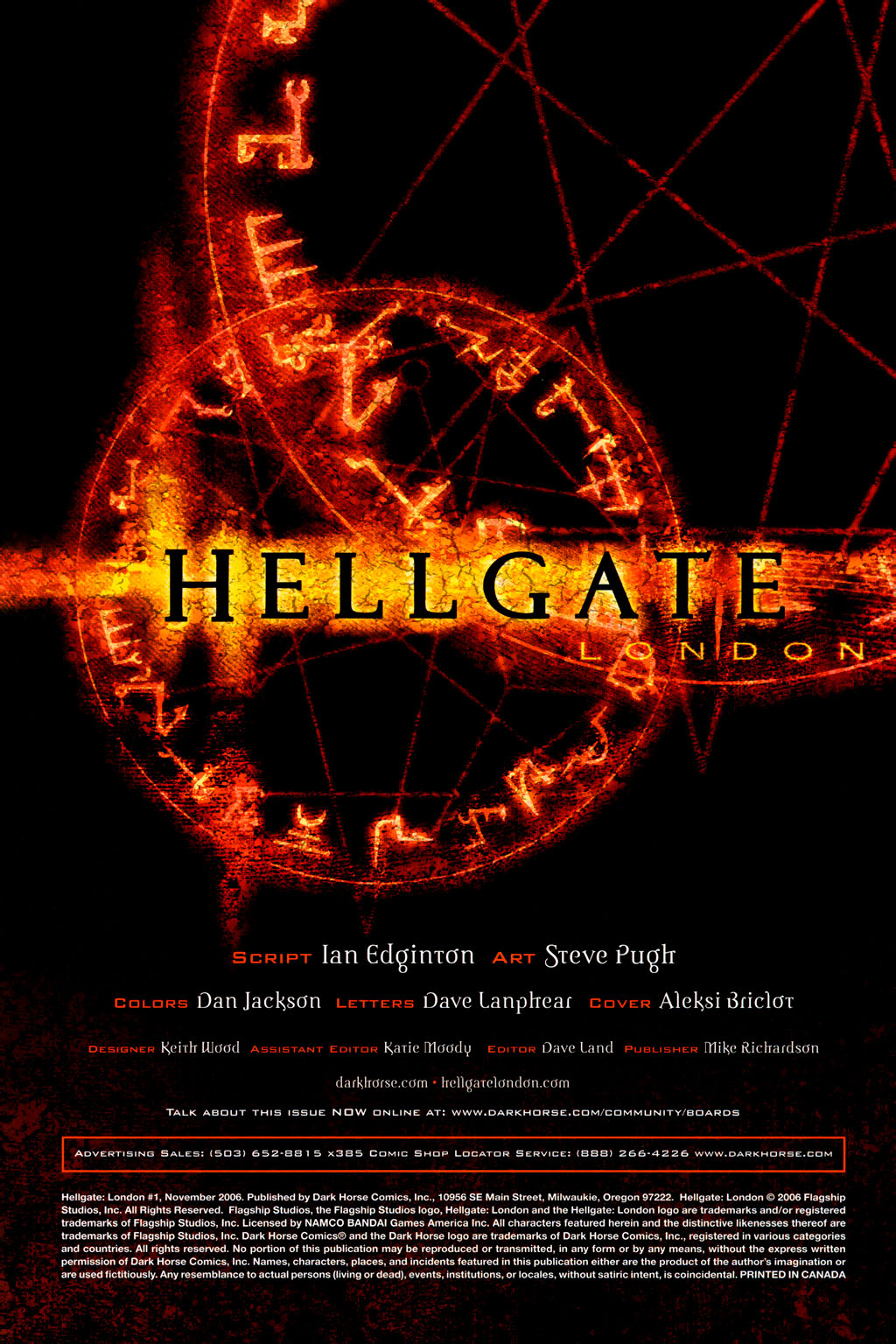 Read online Hellgate: London comic -  Issue #1 - 2