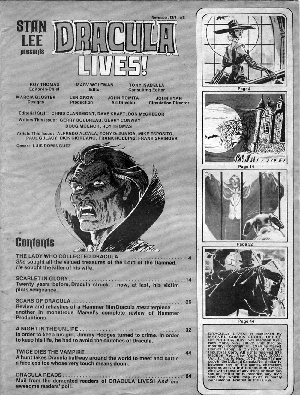 Read online Dracula Lives comic -  Issue #9 - 3