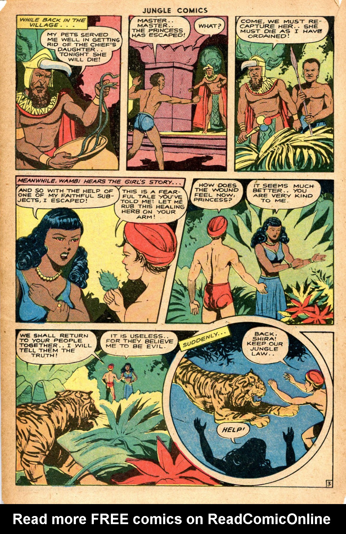 Read online Jungle Comics comic -  Issue #55 - 31