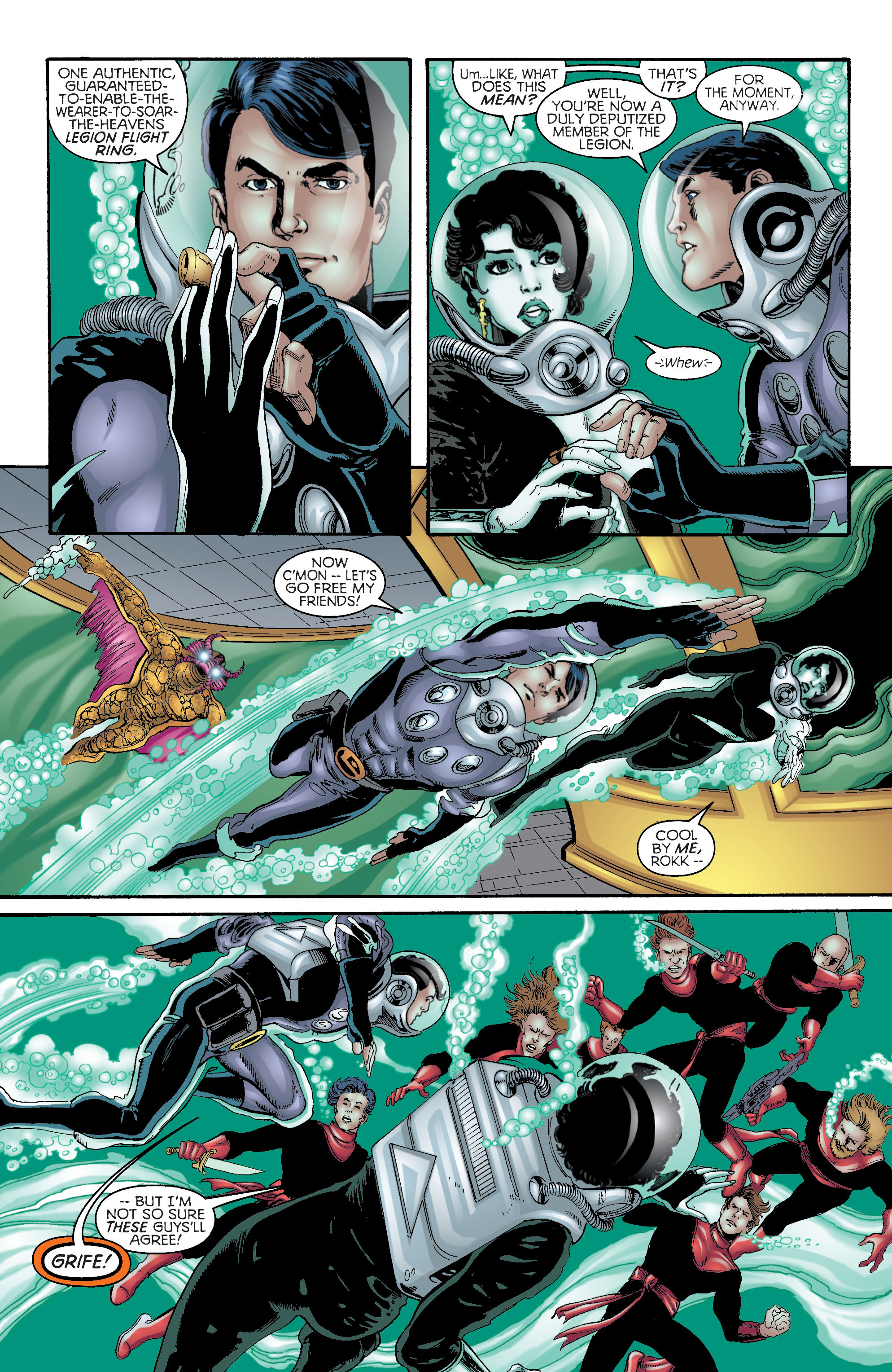 Read online Titans/Legion of Super-Heroes: Universe Ablaze comic -  Issue #4 - 18