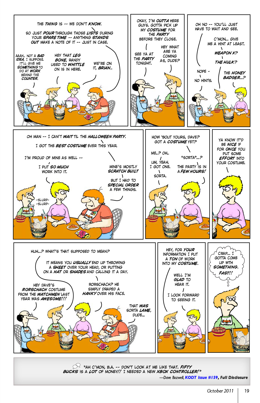 Read online Knights of the Dinner Table comic -  Issue #180 - 21