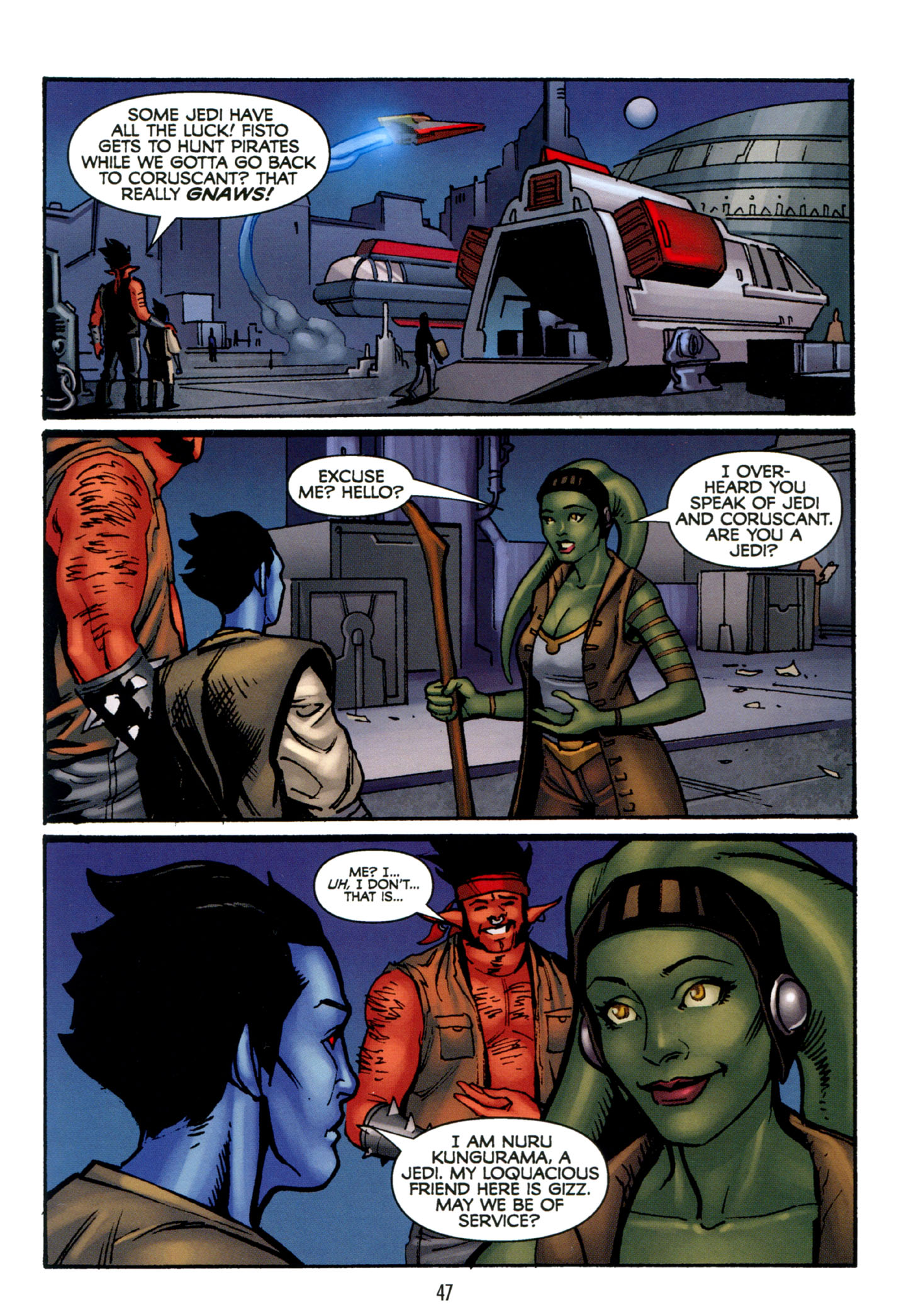 Read online Star Wars: The Clone Wars - Strange Allies comic -  Issue # Full - 48