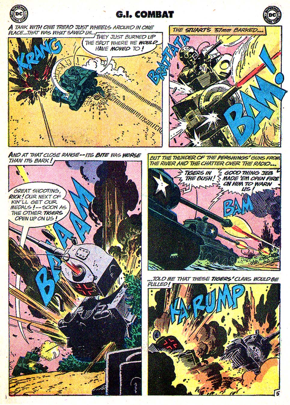 Read online G.I. Combat (1952) comic -  Issue #98 - 7