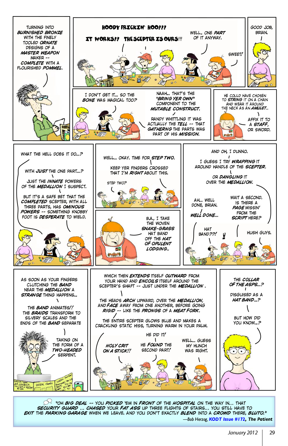 Read online Knights of the Dinner Table comic -  Issue #183 - 31